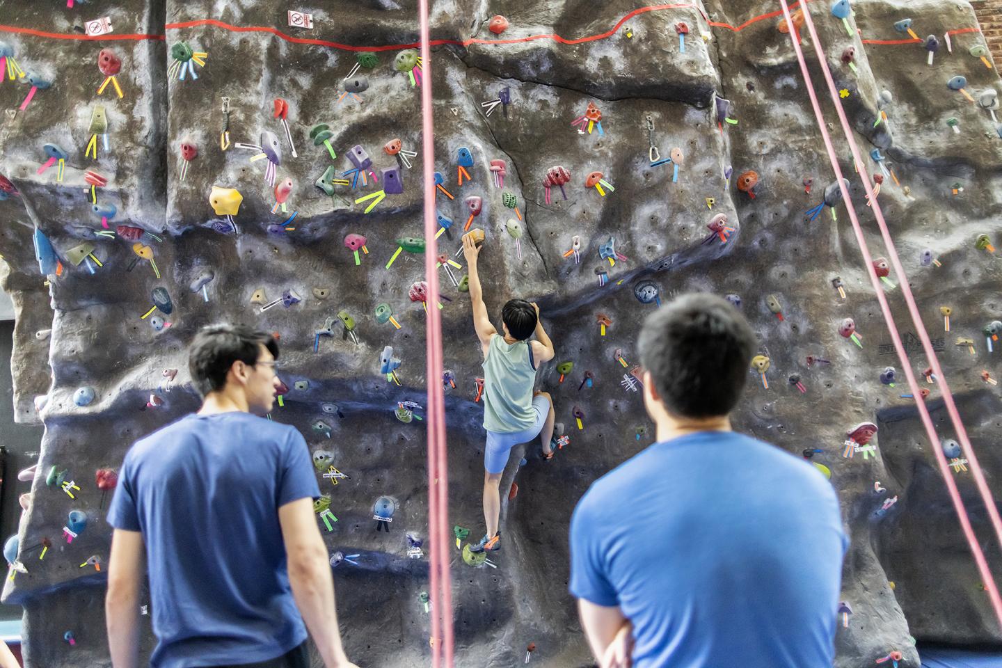 Pottruck Center Climbing Wall, University of Pennsylvania