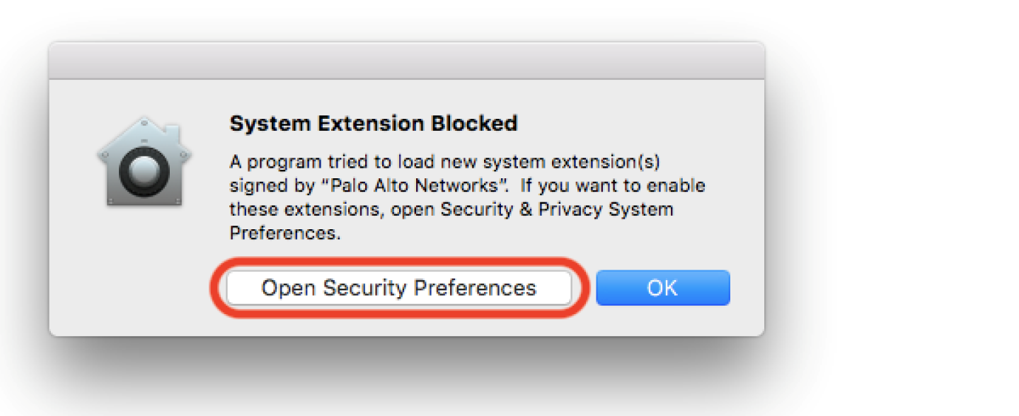 GlobalProtect Mac Security Settings