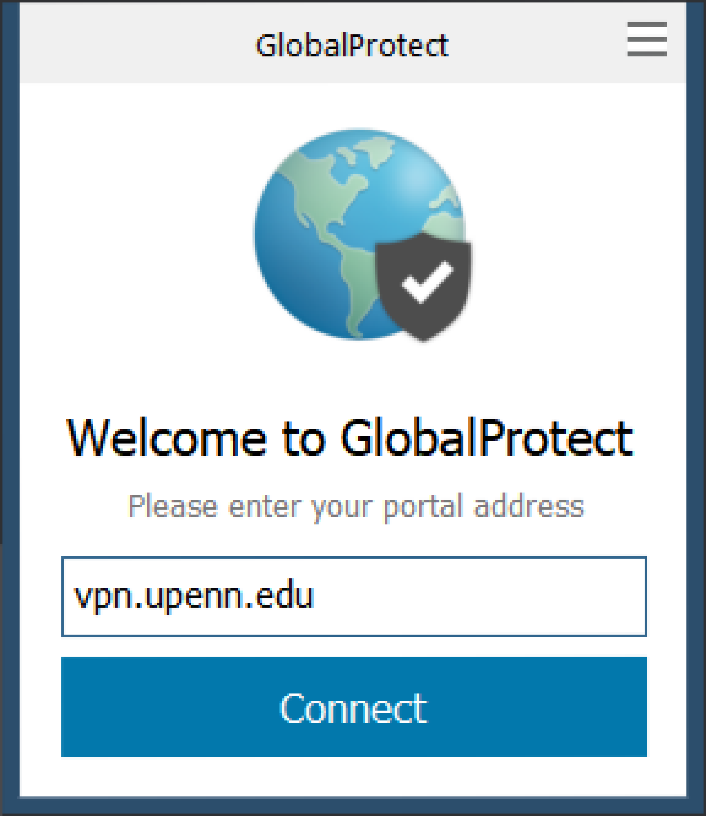 GlobalProtect Mac Interface