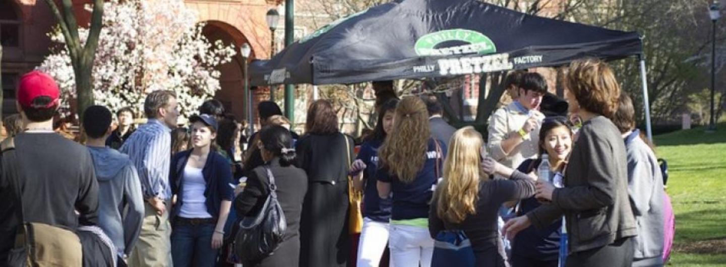 Images of Penn community gathering on SPIA webpage