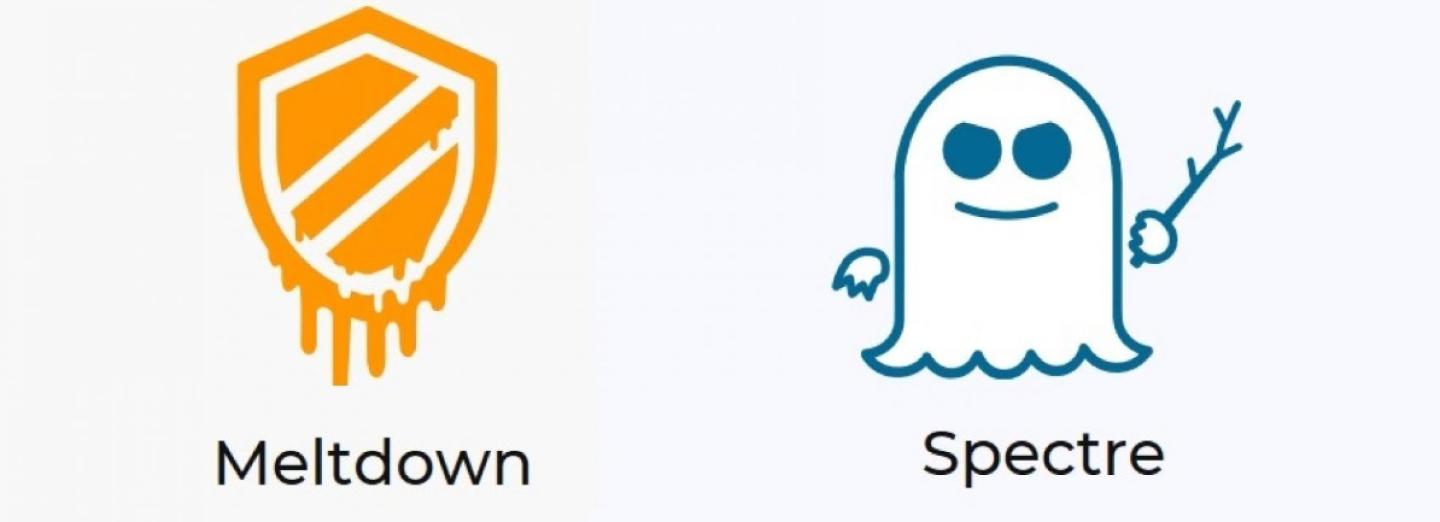 Images representing the two vulnerabilities Meltdown and Spectre