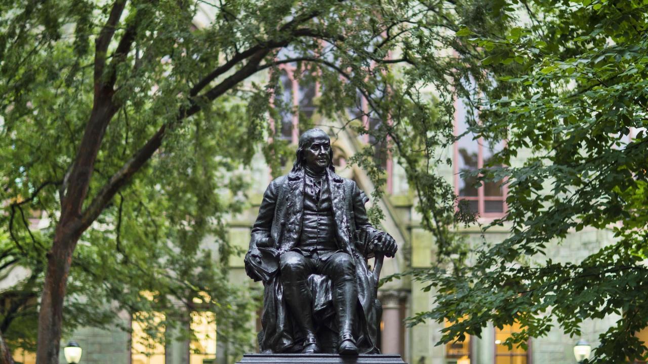 Ben Franklin statue